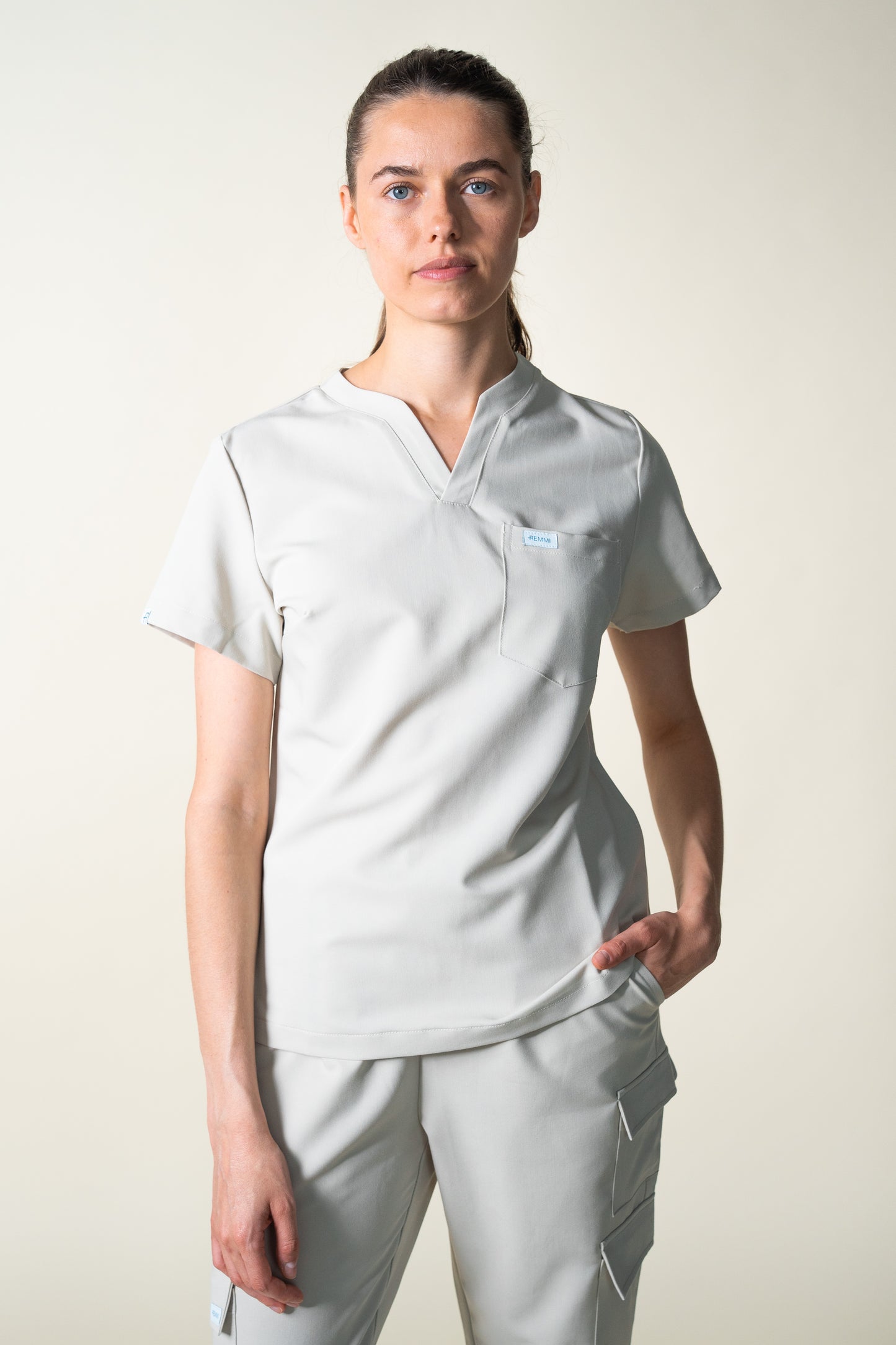 Alice Modern V-Neck Scrub Top