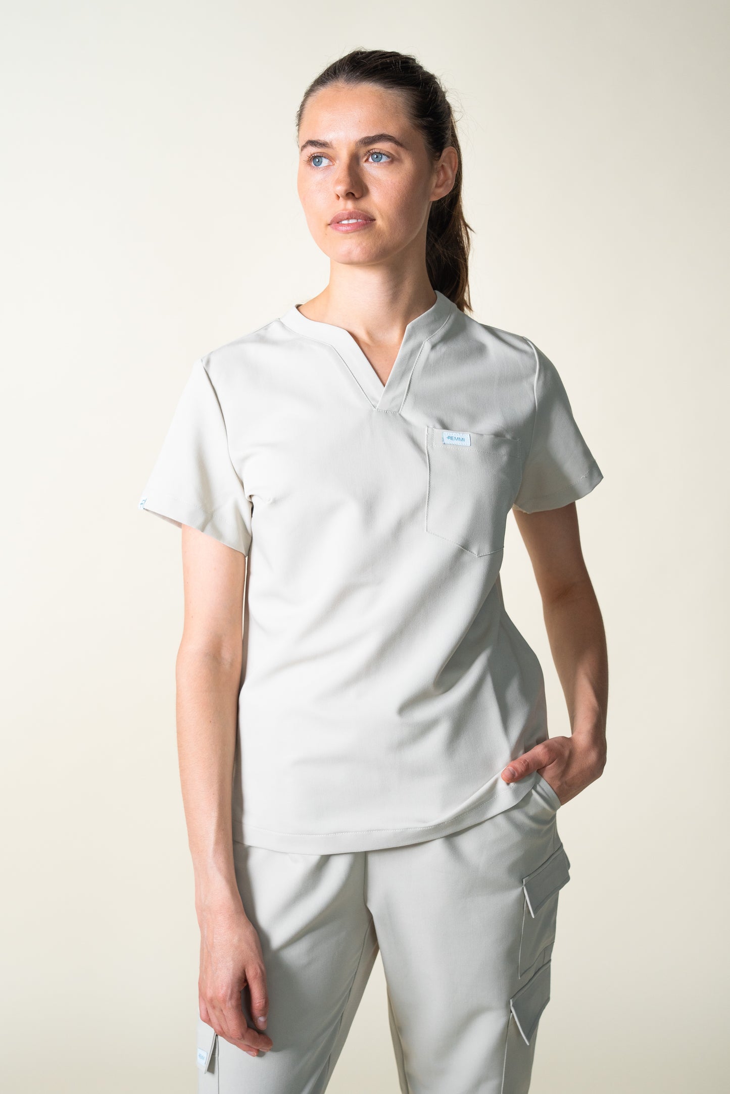 Alice Modern V-Neck Scrub Top