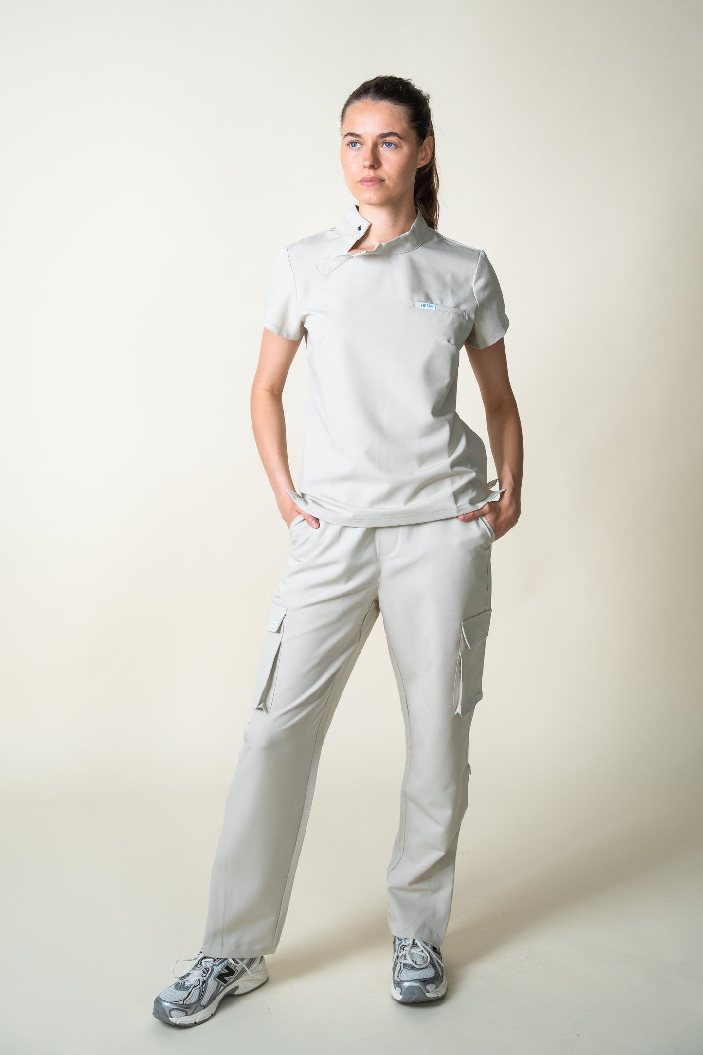 Dee Snap Collar Mock-Neck Top