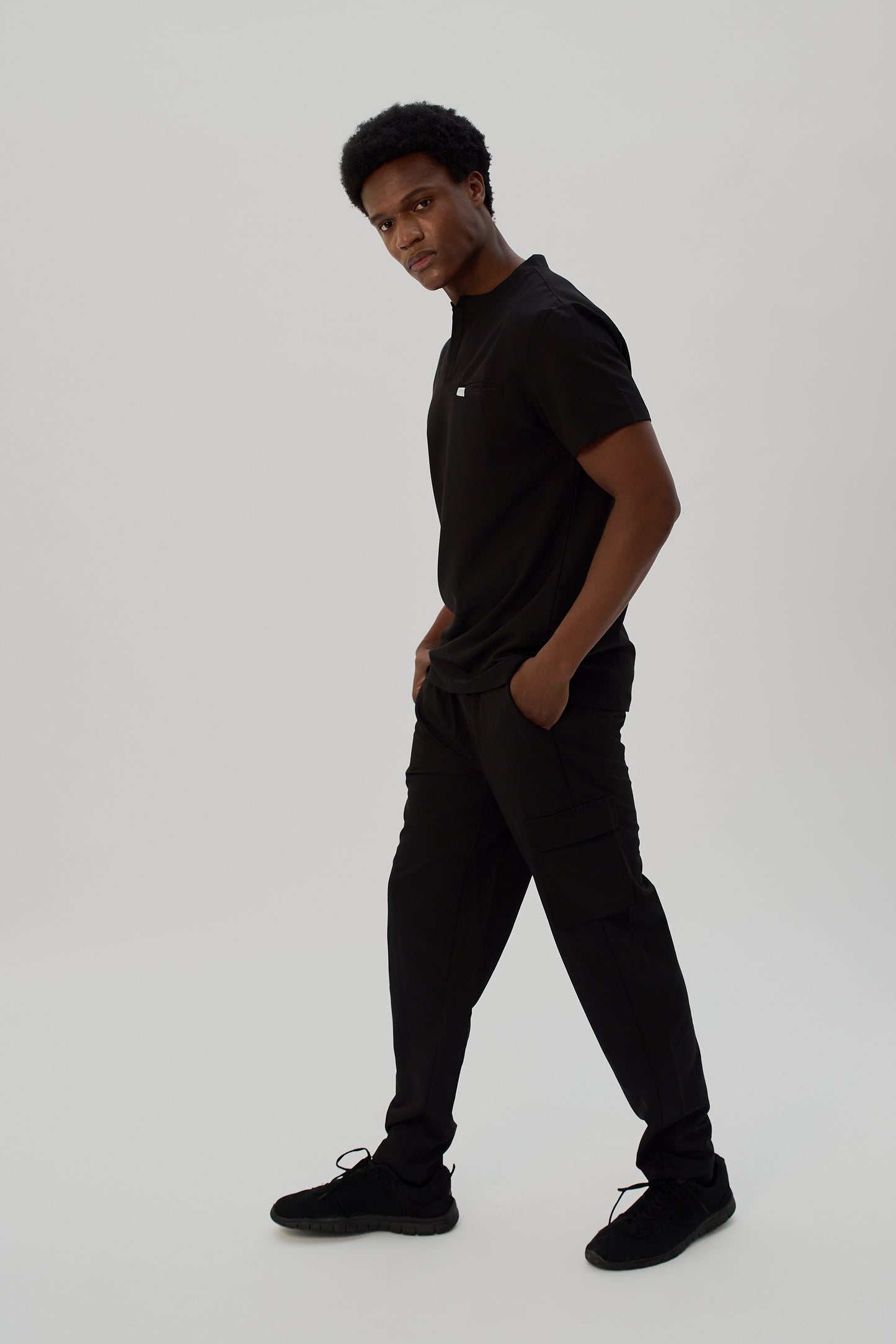 Ben 6-Pocket Side-Zip Scrub Pant