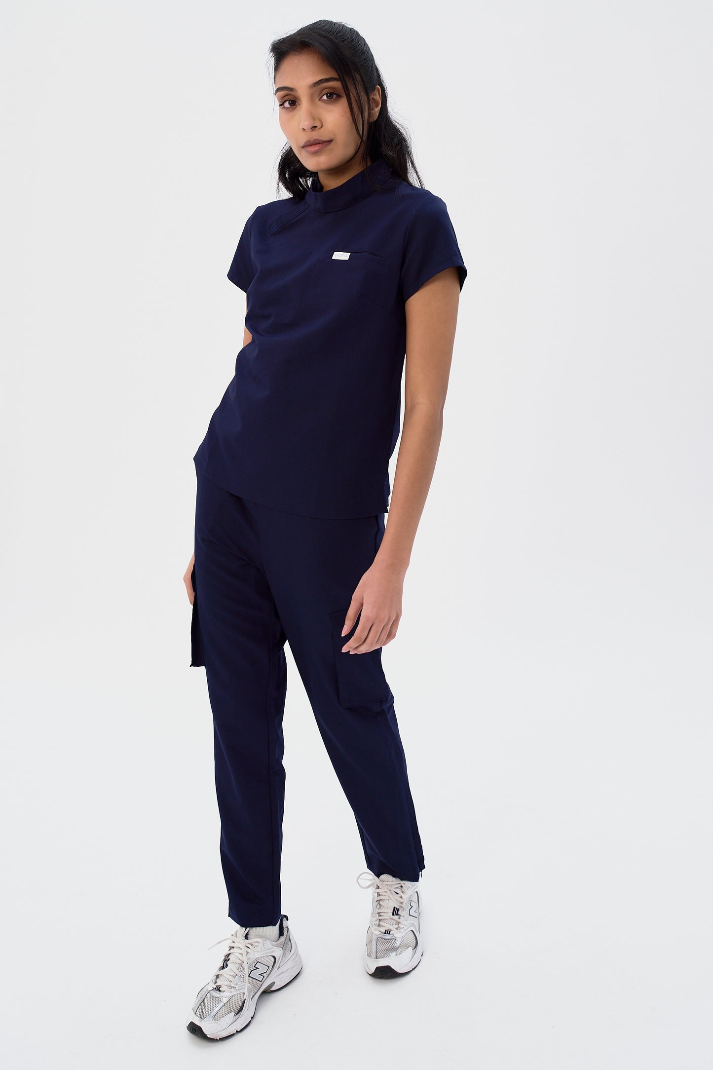Dee Snap Collar Mock-Neck Top