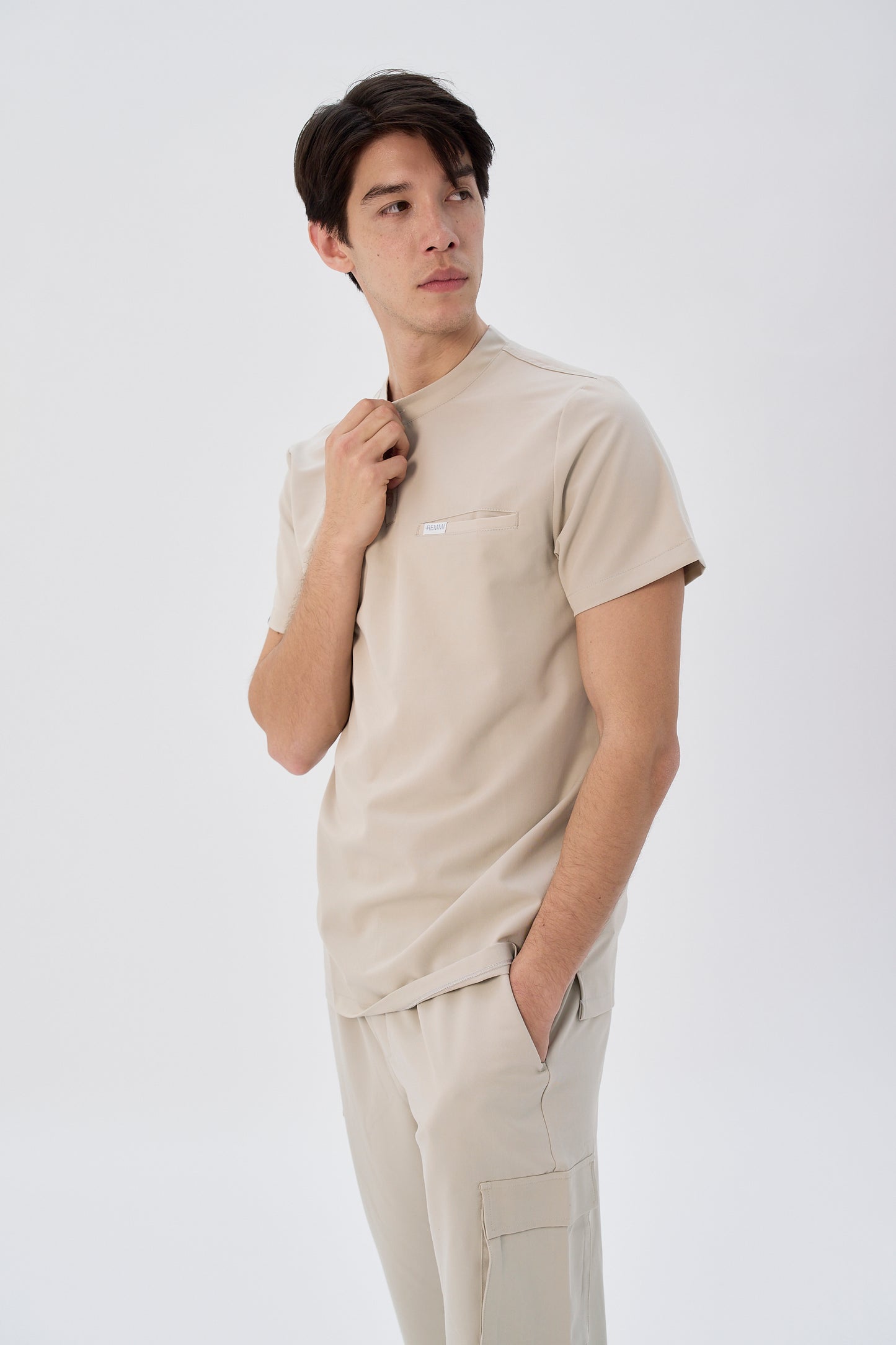 Cam Henley Scrub Top