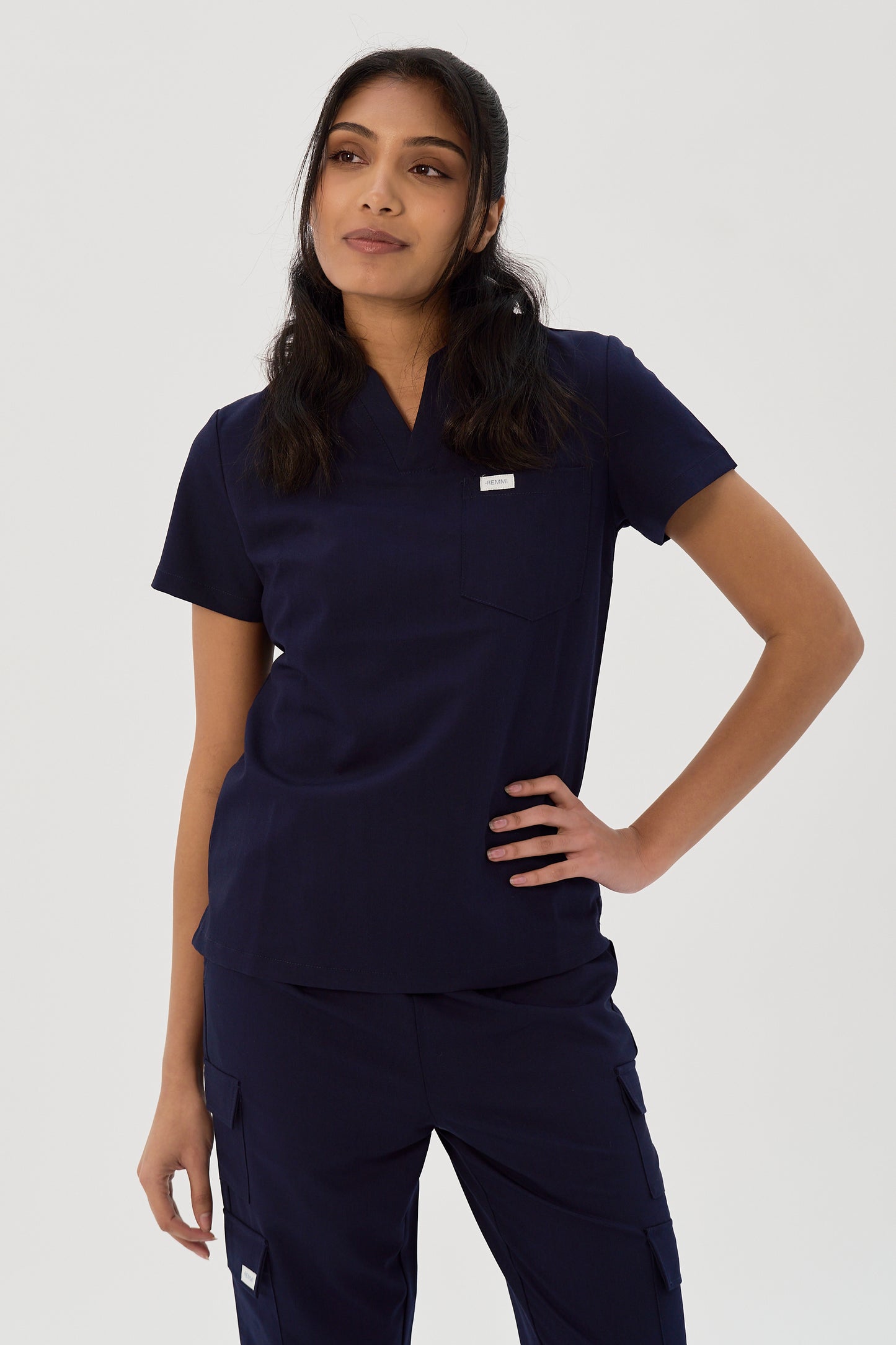Alice Modern V-Neck Scrub Top