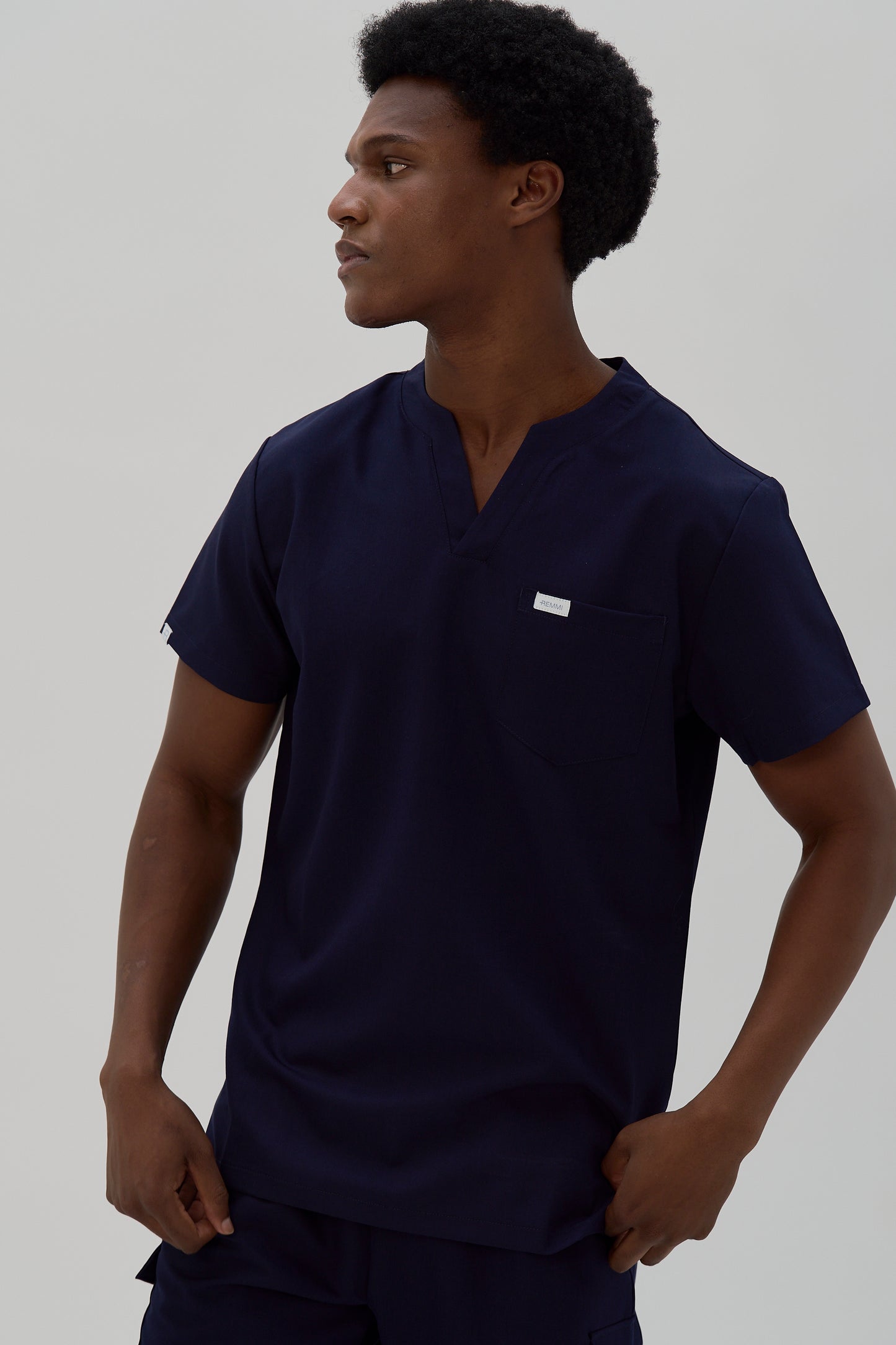 Hudson Modern V-Neck Scrub Top