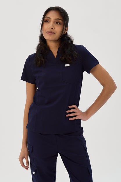 Alice Modern V-Neck Scrub Top