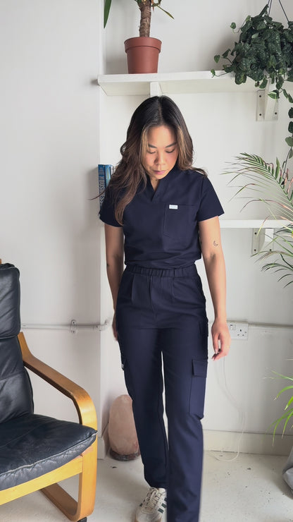 Alice Modern V-Neck Scrub Top